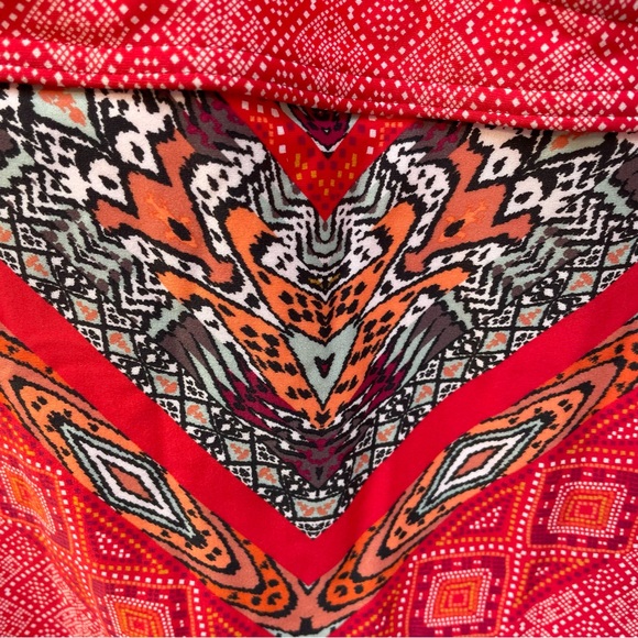 NWT Prana | Lahari Carmine Pink Marrakesh Print Halter One Piece Swimsuit Large - Picture 6 of 16